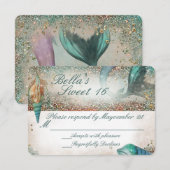 Sous la carte de réponse de la Partie de la sirène (Devant / Derrière)