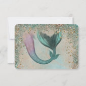 Sous la carte de réponse de la Partie de la sirène (Dos)