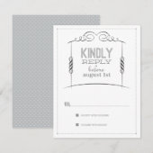 Sous la carte de réponse de la suite Mariage juive (Devant / Derrière)