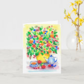 Sous la carte de voeux Fruitberry Tree (Fleur jaune)