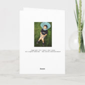 Sous la carte météo (Garçon dans le cône de chien) (Dos)