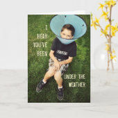 Sous la carte météo (Garçon dans le cône de chien) (Fleur jaune)