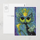 Sous la carte postale d'imaginaire de poissons de (Devant / Derrière)