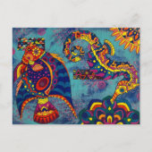 Sous la carte postale maritime (Devant)