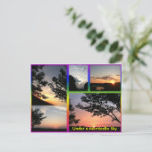 Sous la carte postale Monticello Sky (Debout devant)