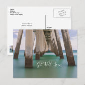 Sous la carte postale "Rétablis-toi vite" de Navar (Devant / Derrière)