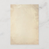 Sous la carte Sea Details (Dos)