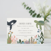 Sous la couche de mer Raffle Invitation Insertion (Debout devant)