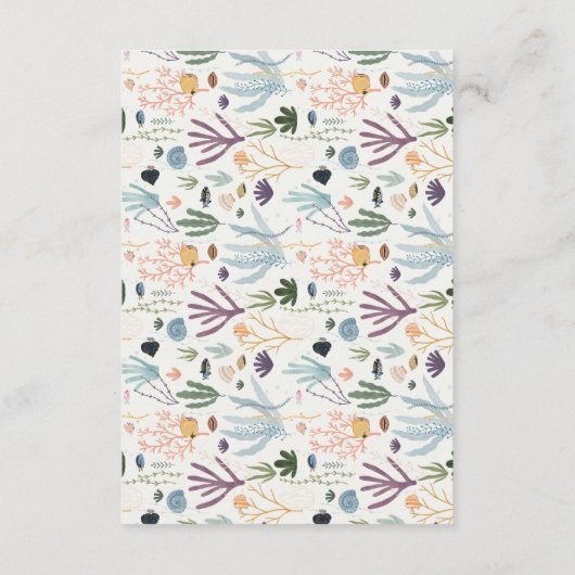 Sous la couche de mer Raffle Invitation Insertion (Dos)