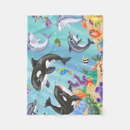 Sous la couverture de flanelle de mer (Devant)