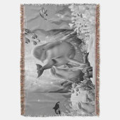 Sous La Couverture De Jeu De Dauphin De Mer