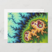 Sous La Forêt - Carte Postale Fractale (Devant / Derrière)