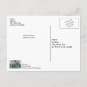 Sous la jetée de Navarre Beach Carte de vœux de pr (Dos)