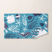 Sous la large échelle de mer (Serviette à main)