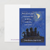 Sous la même Lune Art Cartes (Devant / Derrière)