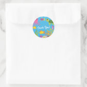 Sous la mer 1er anniversaire Sticker Seals Merci (Sac)