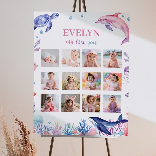 Sous la mer Anniversaire 12 Photo Poster de la pie