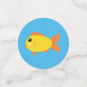 Sous la mer Anniversaire Table Décor Confetti (Petit recto)