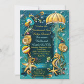 Sous la mer Baby Shower Invitations (Devant)