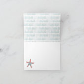 Sous la mer Baleine Carte de remerciements (Intérieur)