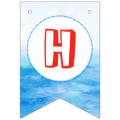 Sous La Mer Bonne Bannière D'Anniversaire Pour Enf (Deuxième drapeau)