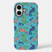 Sous la mer - Cheval de mer et Motif de coque (Verso)