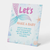 Sous la mer faire un panneau de jeu Baby shower bé (Recto)