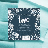 Sous la mer | Invitation de fête d'anniversaire