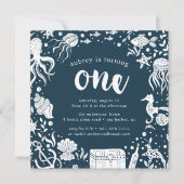 Sous la mer | Invitation de fête d'anniversaire (Devant)