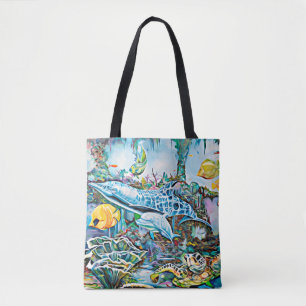 Sous la mer océanique voir le sac fourre-tout à