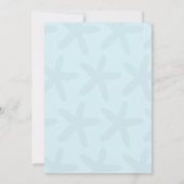 Sous la mer Photo Invitation Anniversaire (Dos)