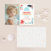 Sous la mer Photo Invitation Anniversaire