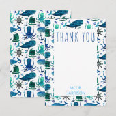 Sous la mer Pieuvre Marin Nautilus Merci (Devant / Derrière)