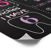 Sous la mer Première fille de tableau noir d'anniv (Coin)