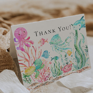 Sous la note de Merci de baby shower de filles de