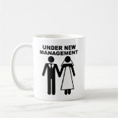 Sous la nouvelle direction drôle Mug (Gauche)