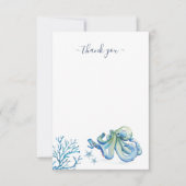 Sous la pieuvre bleue Merci de mer (Devant)