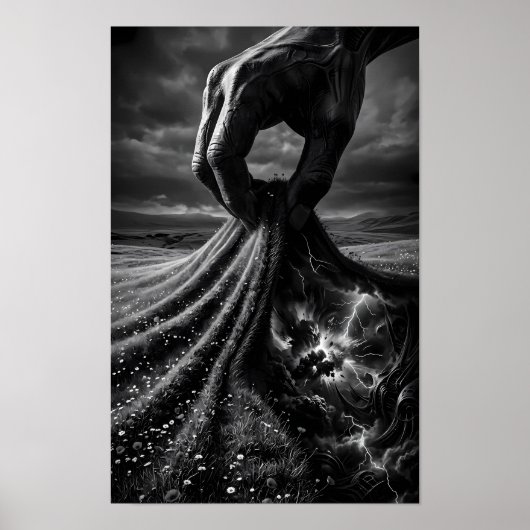 Sous la prairie, une tempête cachée Affiche (Devant)