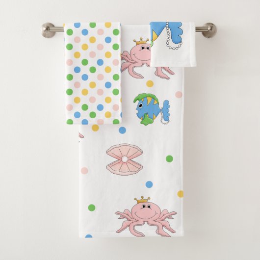 Sous la serviette de bain Sea Kids (En situation)