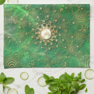 Sous la serviette de cuisine Emerald Sea