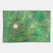 Sous la serviette de cuisine Emerald Sea (Horizontal)