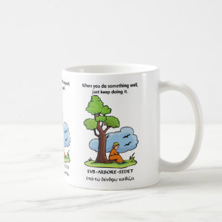 Sous la tasse d'arbre
