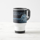 Sous la tasse de voyage de message de cheval de (Devant droit)