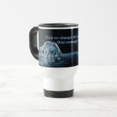 Sous la tasse de voyage de message de cheval de (Devant gauche)
