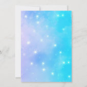 Sous l'Aquarelle de la mer Invitation pour l'anniv (Dos)