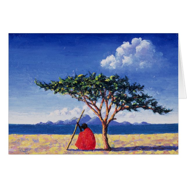 Sous l'arbre Acacia 1991 (Devant horizontal)