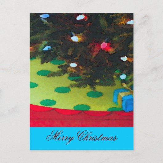 Sous l'Arbre ~ CARTE POSTALE ENCADRÉE DE PHOTO (Devant)