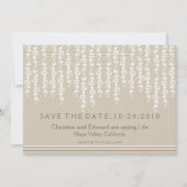 Sous l'arbre Willow Save the Date Mariage (Devant)