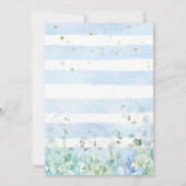 Sous le Baby shower de mer Invitation Boy Ocean (Dos)