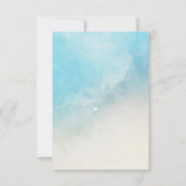 Sous le Baby shower marin Merci Cartes (Dos)